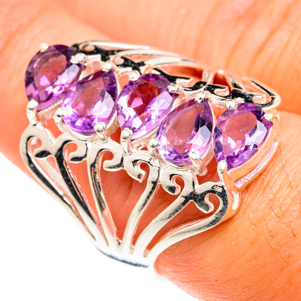 Amethyst Rings handcrafted by Ana Silver Co - RING75489
