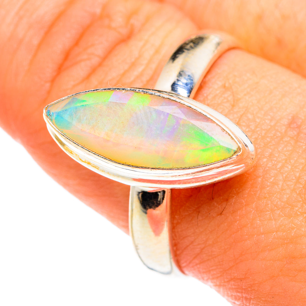 Ethiopian Opal Rings handcrafted by Ana Silver Co - RING75498