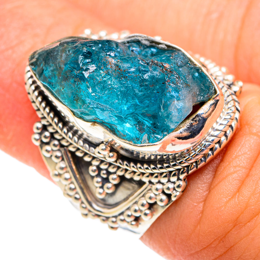 Apatite Rings handcrafted by Ana Silver Co - RING75501