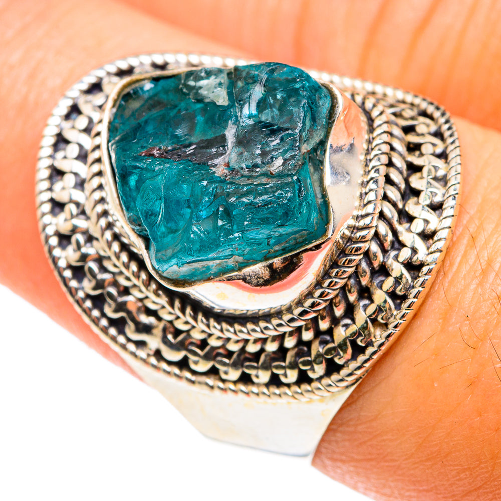 Apatite Rings handcrafted by Ana Silver Co - RING75504