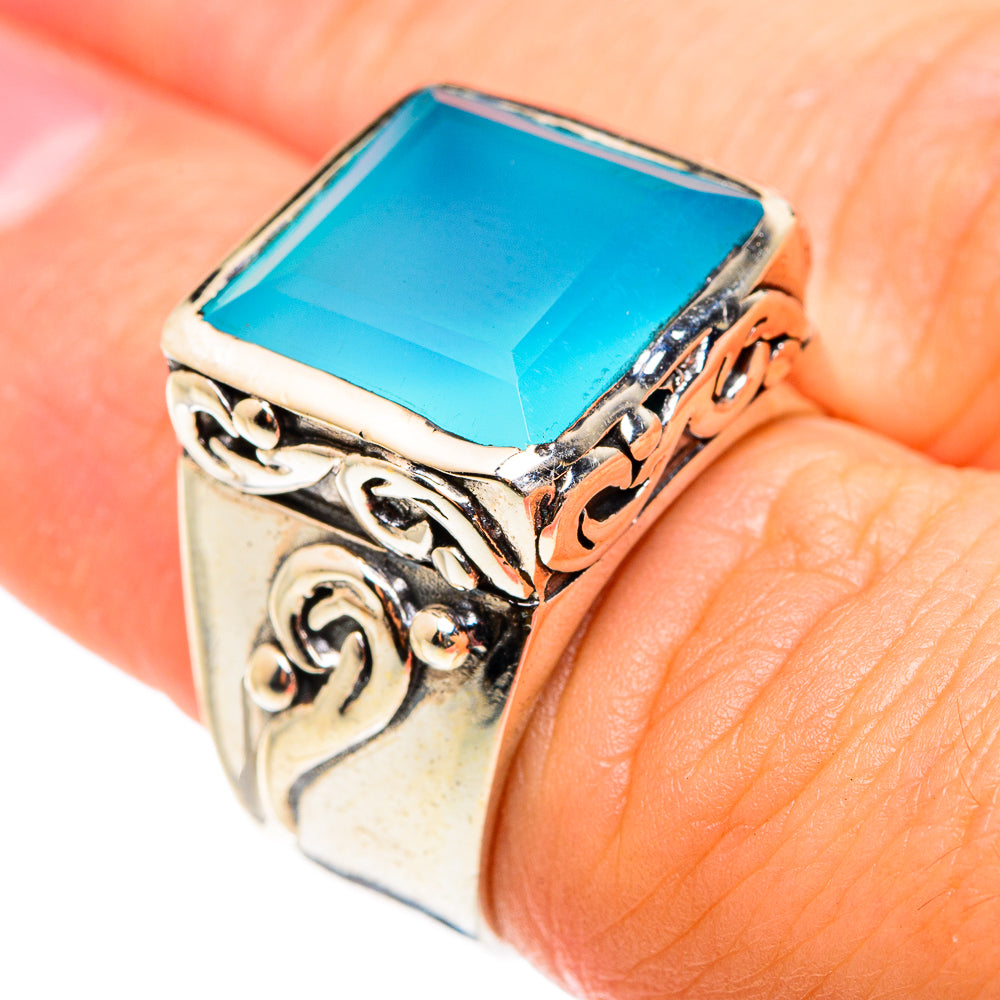 Chalcedony Rings handcrafted by Ana Silver Co - RING75508