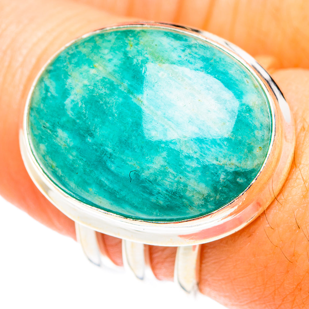 Amazonite Rings handcrafted by Ana Silver Co - RING75510