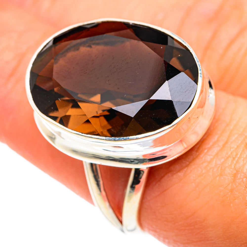 Smoky Quartz Rings handcrafted by Ana Silver Co - RING75514