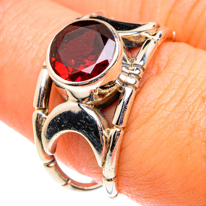 Garnet Rings handcrafted by Ana Silver Co - RING75520