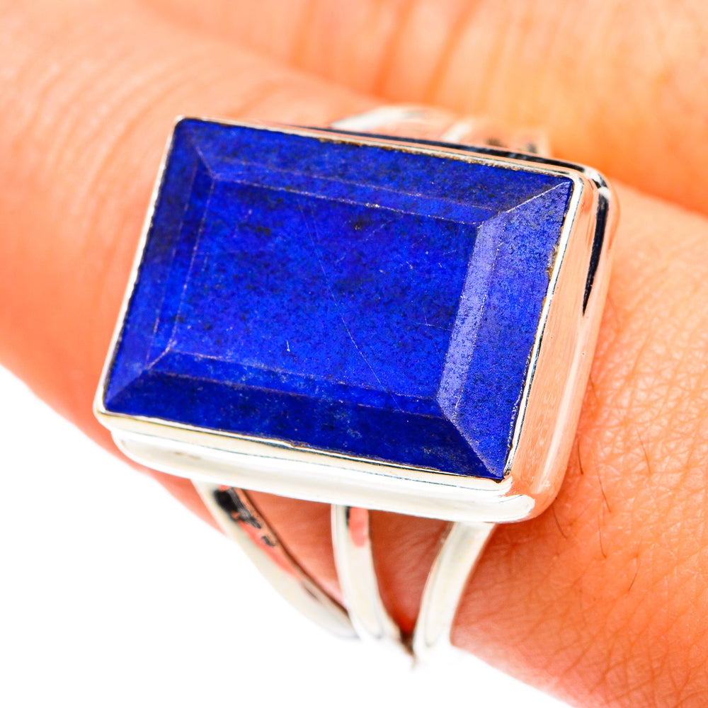 Lapis Lazuli Rings handcrafted by Ana Silver Co - RING75532