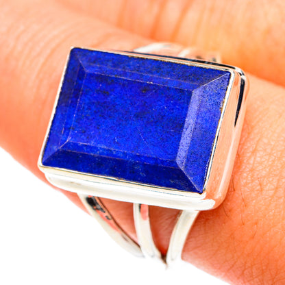 Lapis Lazuli Rings handcrafted by Ana Silver Co - RING75532
