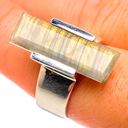 Labradorite Rings handcrafted by Ana Silver Co - RING75543