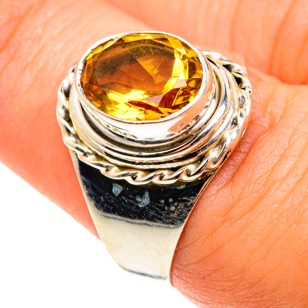 Citrine Rings handcrafted by Ana Silver Co - RING75546