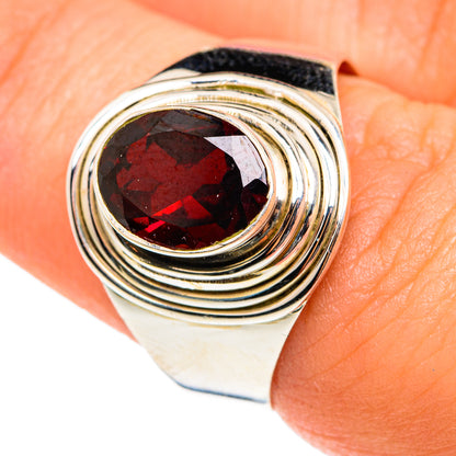 Garnet Rings handcrafted by Ana Silver Co - RING75549
