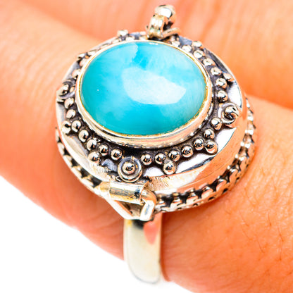 Larimar Rings handcrafted by Ana Silver Co - RING75565