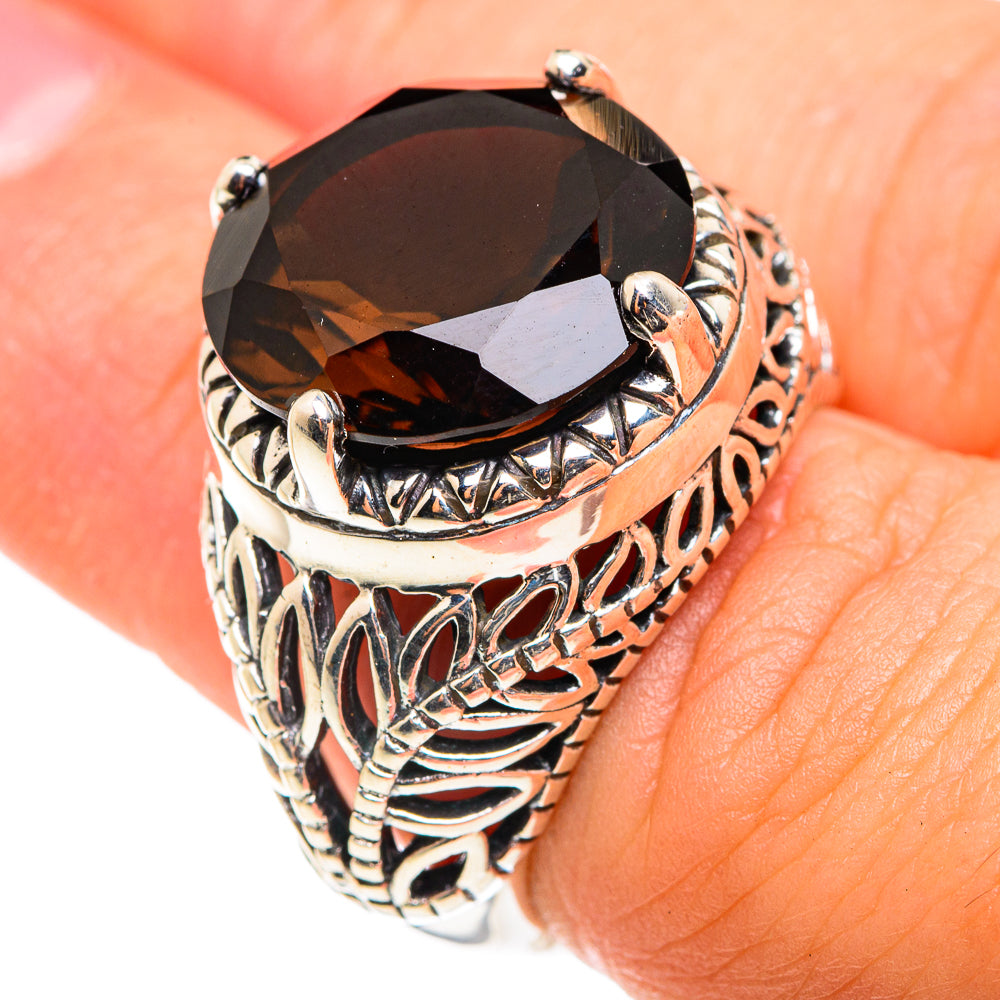 Smoky Quartz Rings handcrafted by Ana Silver Co - RING75569