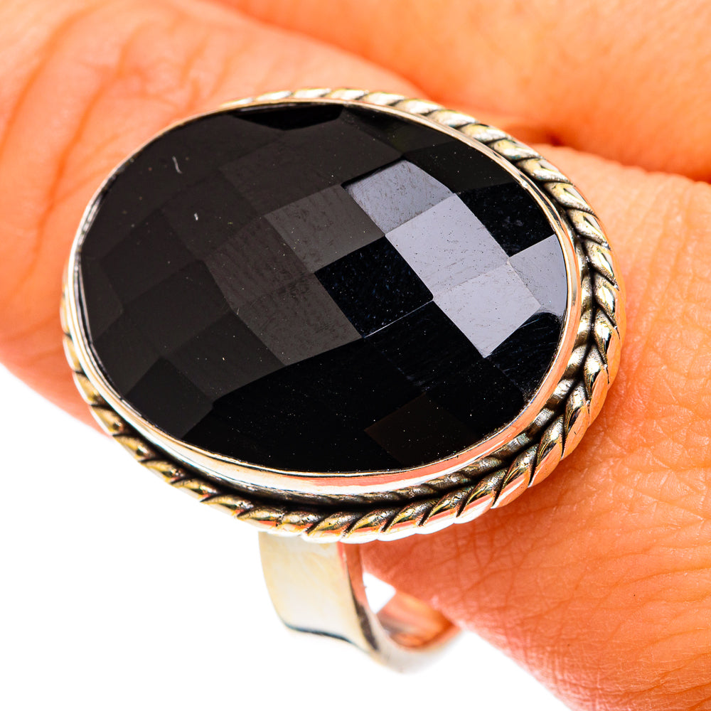 Black Onyx Rings handcrafted by Ana Silver Co - RING75577