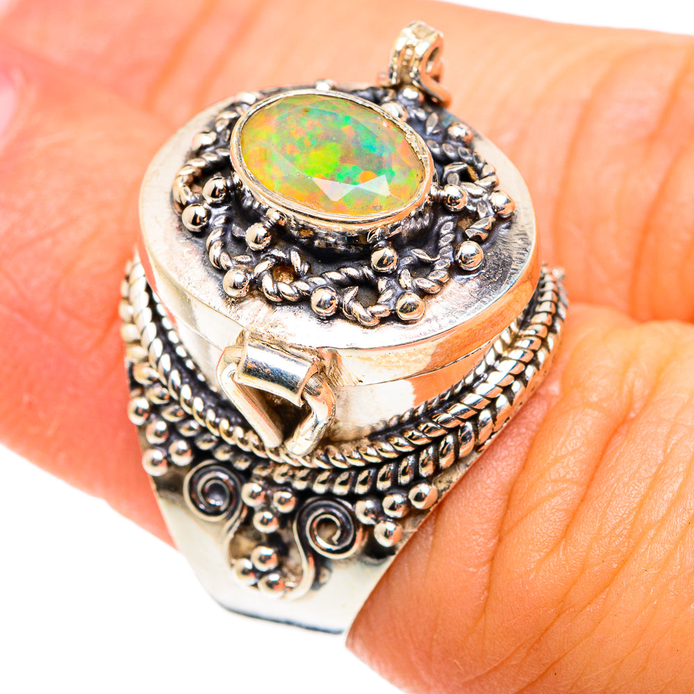 Ethiopian Opal Rings handcrafted by Ana Silver Co - RING75582