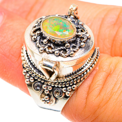 Ethiopian Opal Rings handcrafted by Ana Silver Co - RING75582