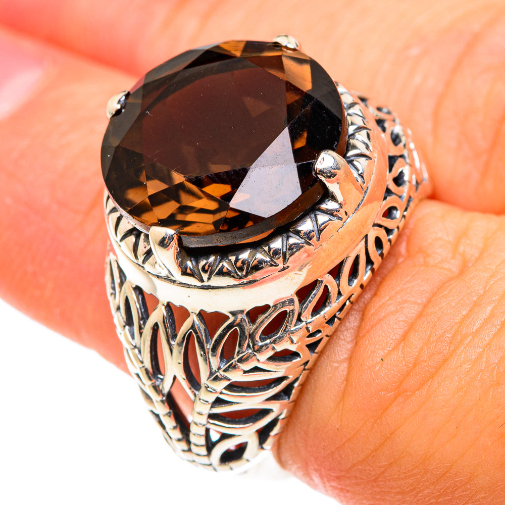 Smoky Quartz Rings handcrafted by Ana Silver Co - RING75594