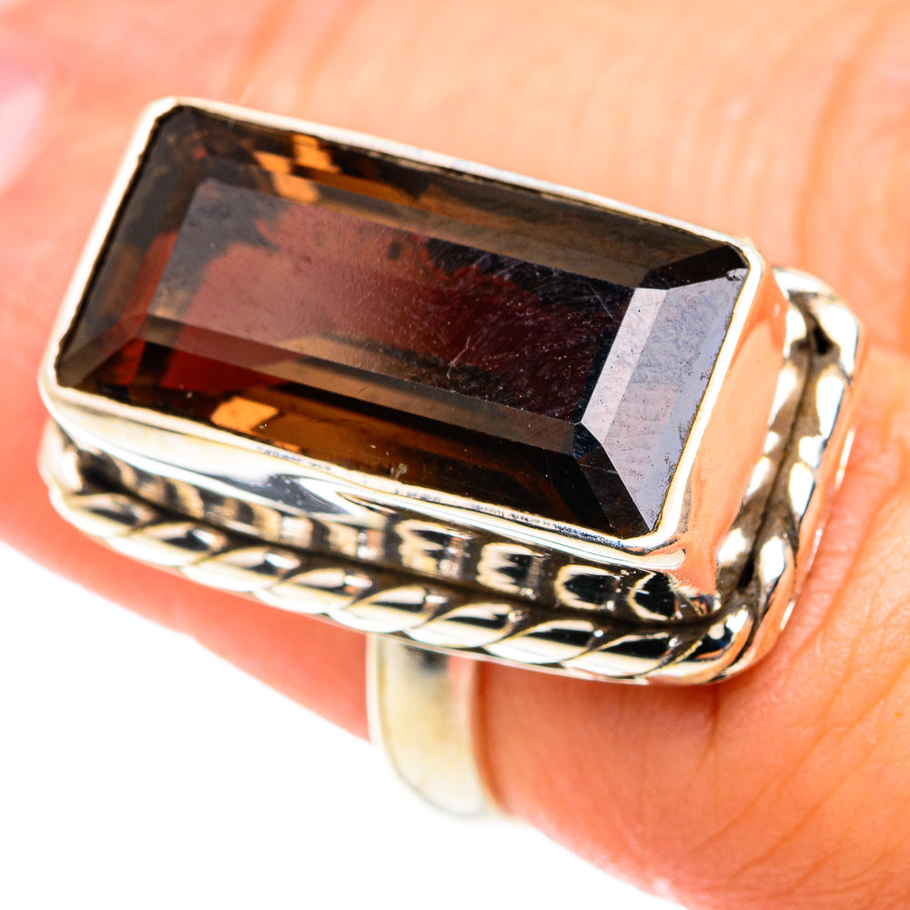 Smoky Quartz Rings handcrafted by Ana Silver Co - RING75595