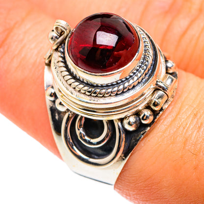 Garnet Rings handcrafted by Ana Silver Co - RING75601