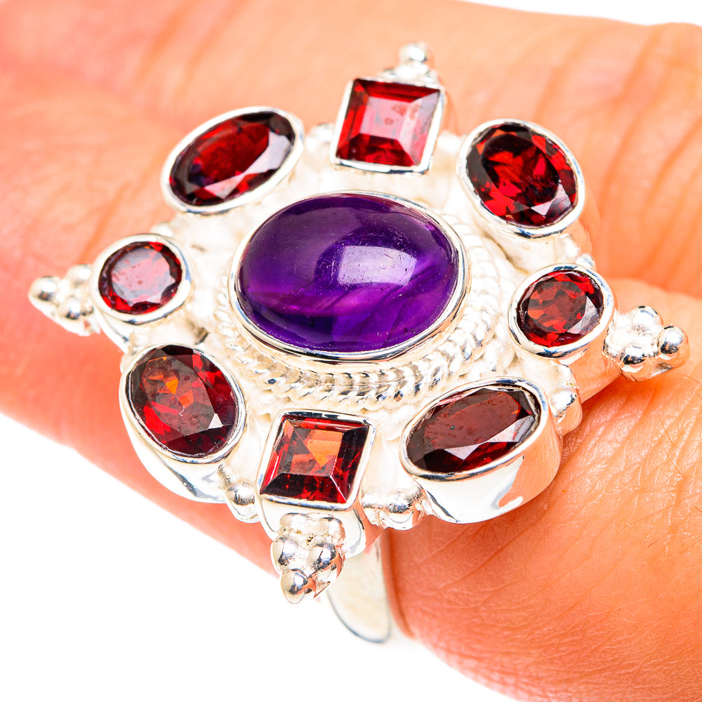 Amethyst Rings handcrafted by Ana Silver Co - RING75602