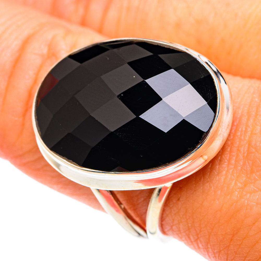 Black Onyx Rings handcrafted by Ana Silver Co - RING75603