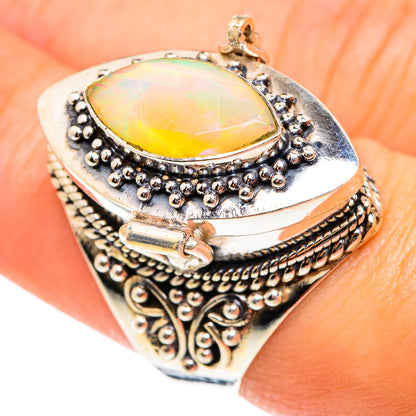 Ethiopian Opal Rings handcrafted by Ana Silver Co - RING75606