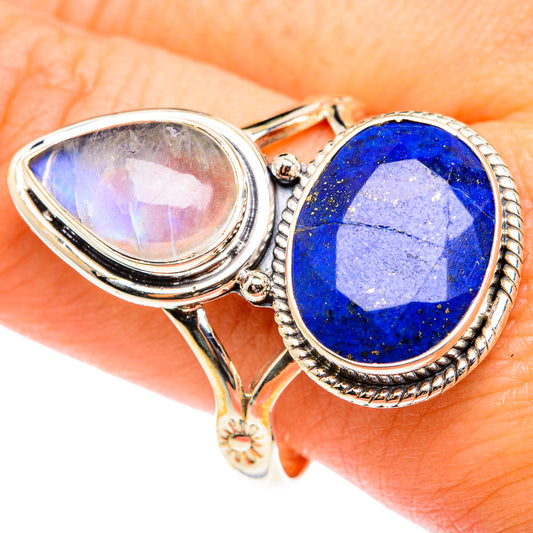 Lapis Lazuli Rings handcrafted by Ana Silver Co - RING75611