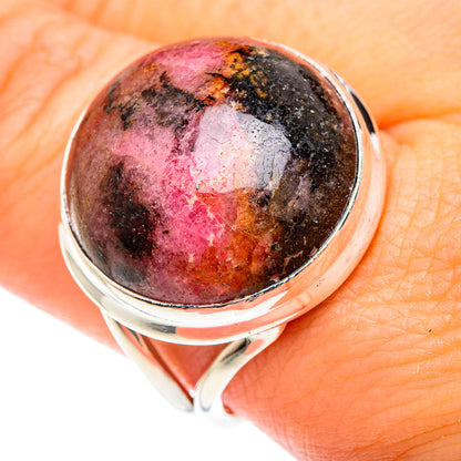 Rhodonite Rings handcrafted by Ana Silver Co - RING75617