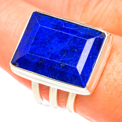 Lapis Lazuli Rings handcrafted by Ana Silver Co - RING75624