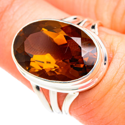 Mandarin Citrine Rings handcrafted by Ana Silver Co - RING75632