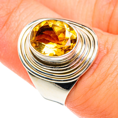Citrine Rings handcrafted by Ana Silver Co - RING75658