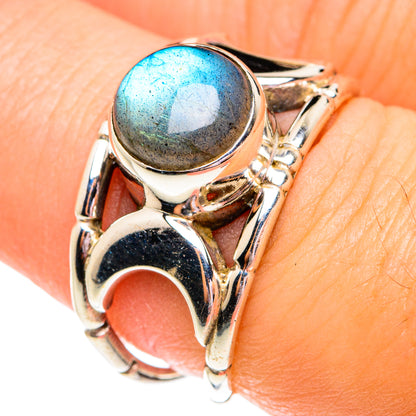 Labradorite Rings handcrafted by Ana Silver Co - RING75680