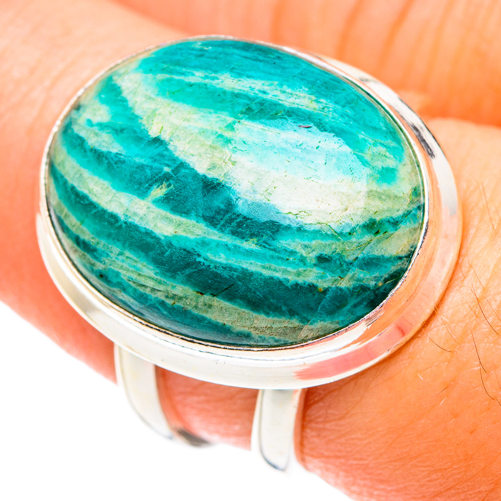 Amazonite Rings handcrafted by Ana Silver Co - RING75683