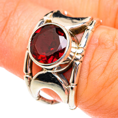 Garnet Rings handcrafted by Ana Silver Co - RING75691