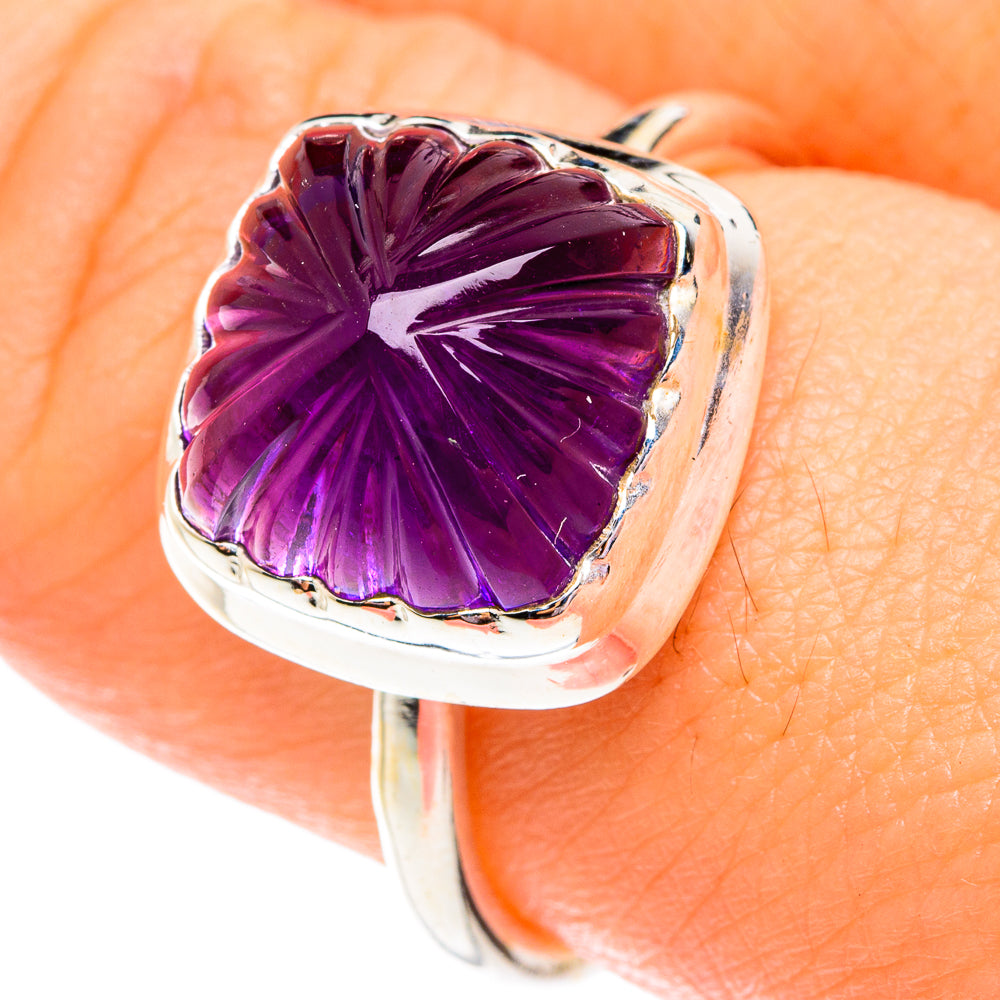 Amethyst Rings handcrafted by Ana Silver Co - RING75693