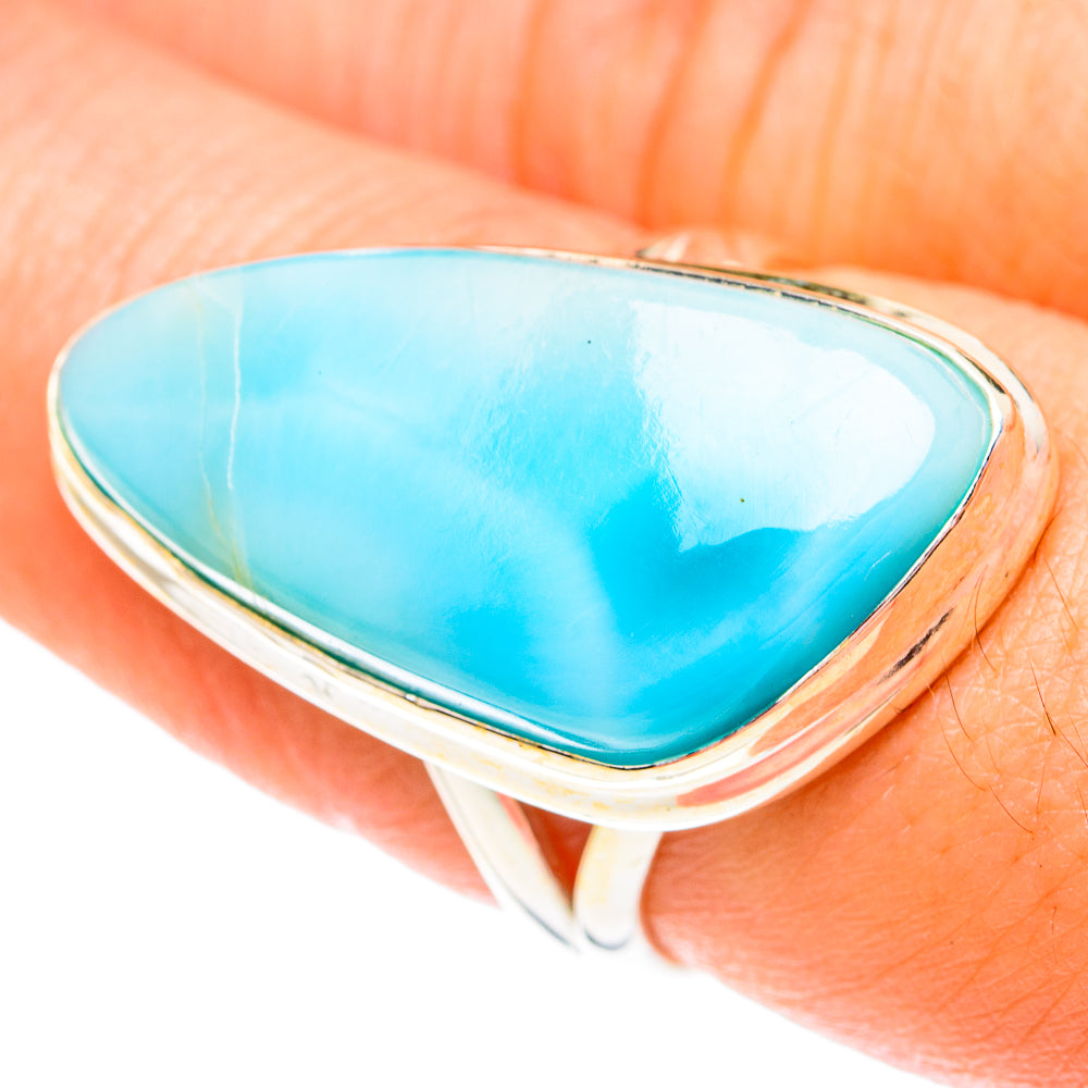 Larimar Rings handcrafted by Ana Silver Co - RING75702