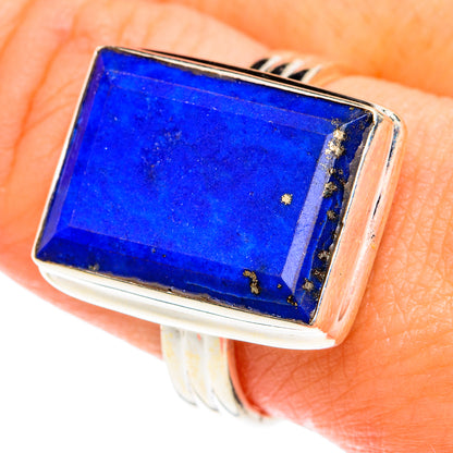 Lapis Lazuli Rings handcrafted by Ana Silver Co - RING75706