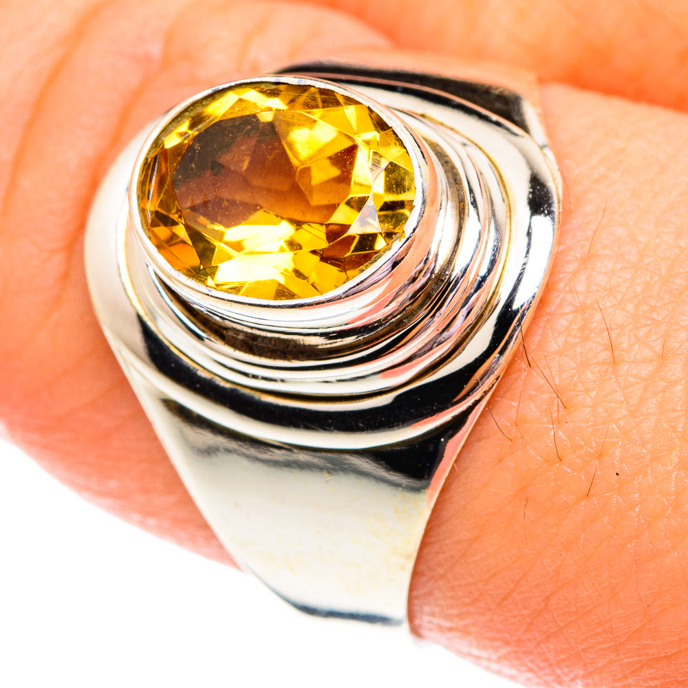 Citrine Rings handcrafted by Ana Silver Co - RING75710
