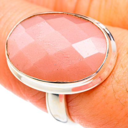 Pink Opal Rings handcrafted by Ana Silver Co - RING75711