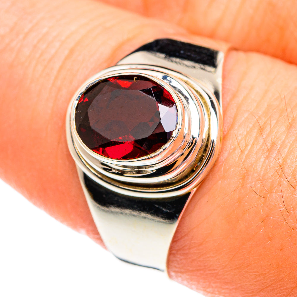 Garnet Rings handcrafted by Ana Silver Co - RING75717