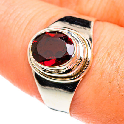 Garnet Rings handcrafted by Ana Silver Co - RING75717