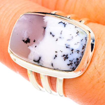 Dendritic Opal Rings handcrafted by Ana Silver Co - RING75745