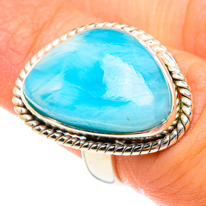 Larimar Rings handcrafted by Ana Silver Co - RING75798