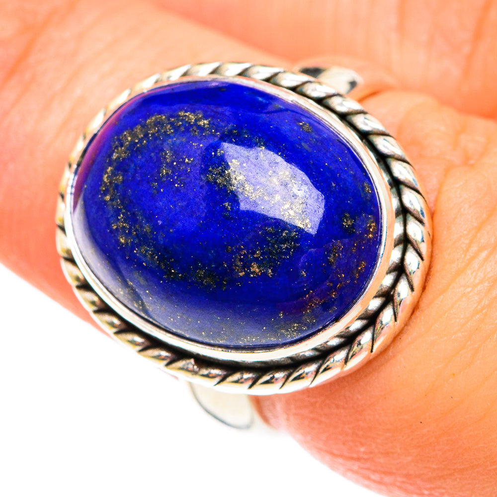 Lapis Lazuli Rings handcrafted by Ana Silver Co - RING75820