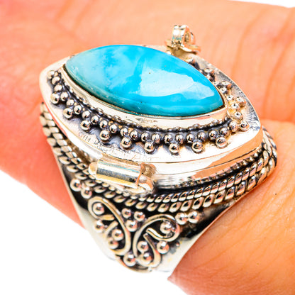 Larimar Rings handcrafted by Ana Silver Co - RING75825