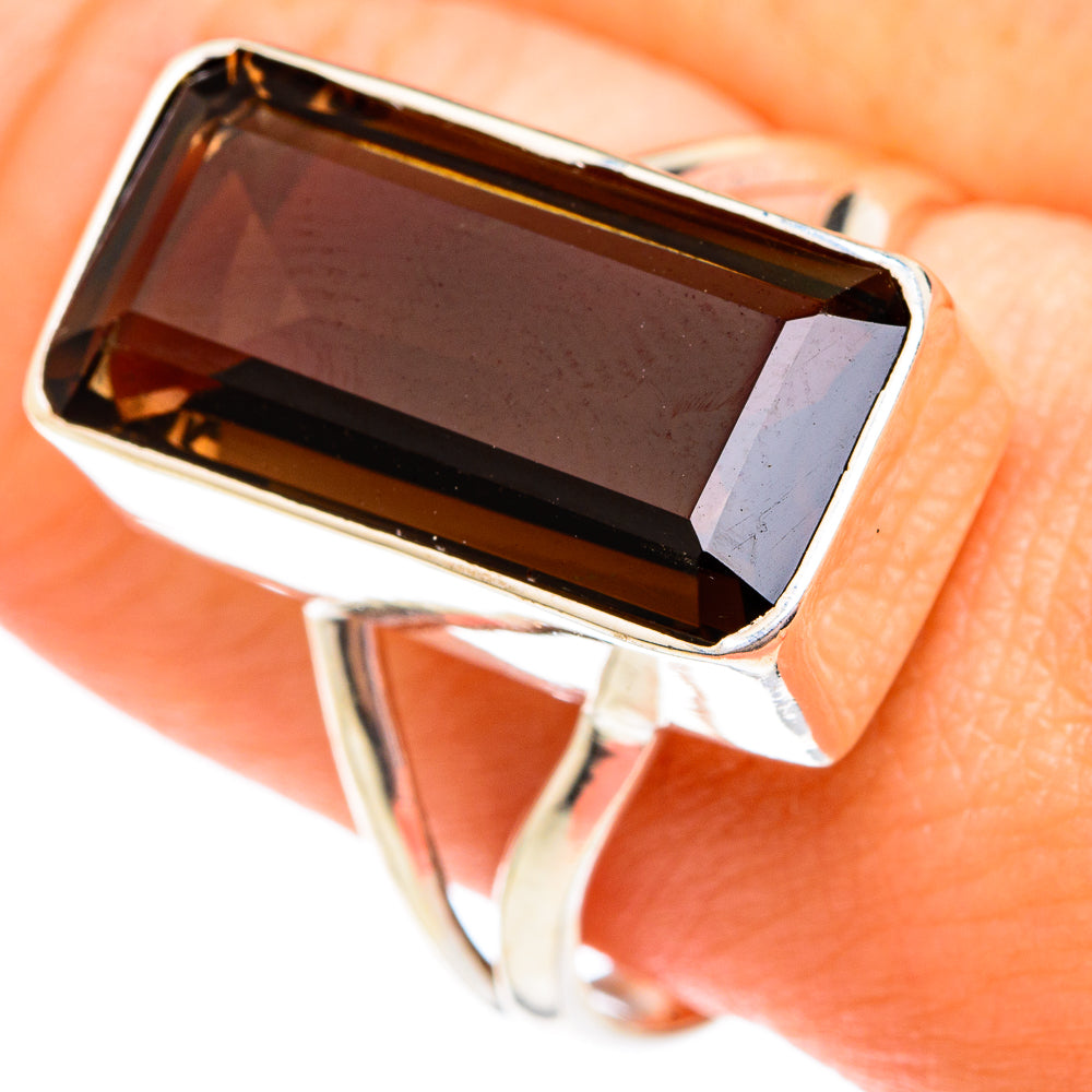 Smoky Quartz Rings handcrafted by Ana Silver Co - RING75834