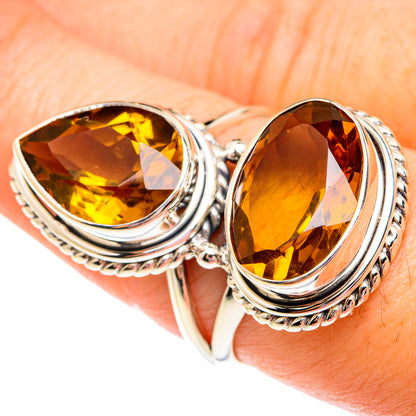 Citrine Rings handcrafted by Ana Silver Co - RING75837
