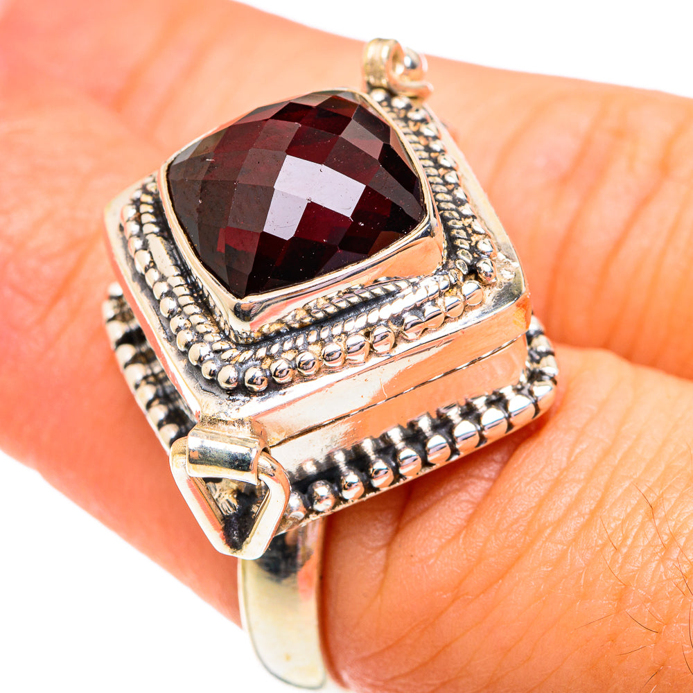 Garnet Rings handcrafted by Ana Silver Co - RING75844