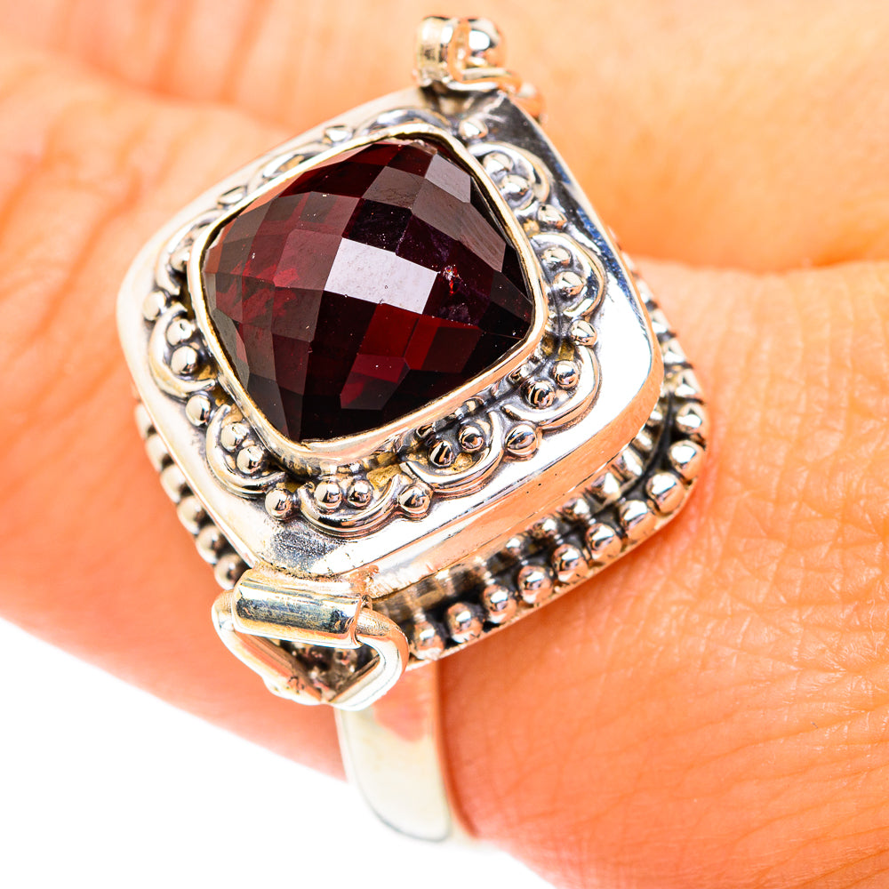 Garnet Rings handcrafted by Ana Silver Co - RING75847