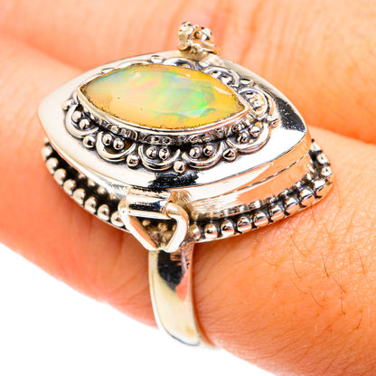 Ethiopian Opal Rings handcrafted by Ana Silver Co - RING75856