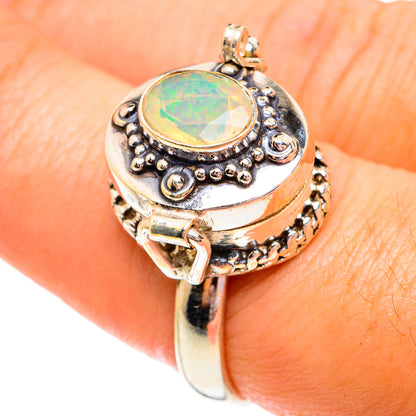 Ethiopian Opal Rings handcrafted by Ana Silver Co - RING75857