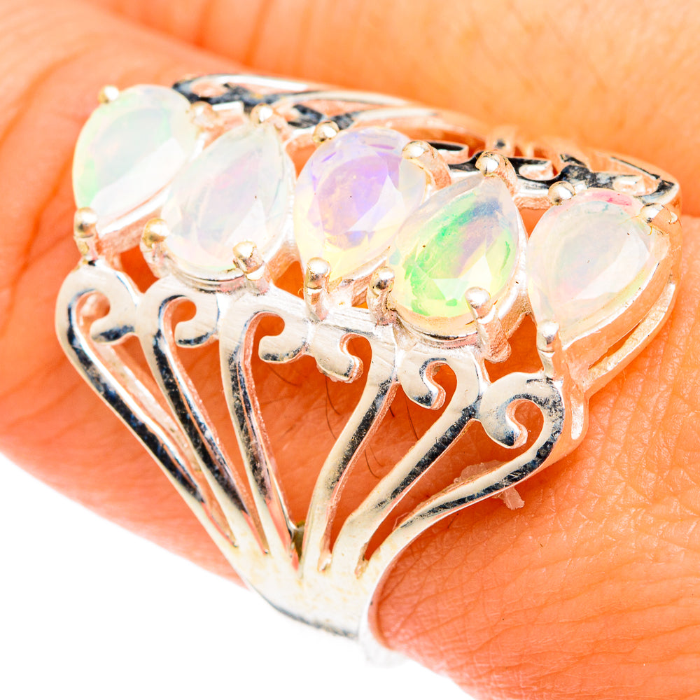 Ethiopian Opal Rings handcrafted by Ana Silver Co - RING75858